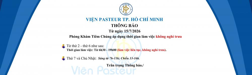 Thông báo giờ làm việc