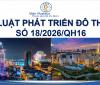 Luật phát triển đô thị số 18/2026/QH16