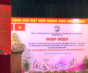 Họp mặt KN 136 năm ngày sinh CT Hồ Chí Minh, KN 115 năm Ngày Bác Hồ ra đi tìm đường cứu nước và trao Huy hiệu Đảng,Khen thưởng điển hình học tập,làm theo tư tưởng,đạo đức,phong cách Hồ Chí Minh