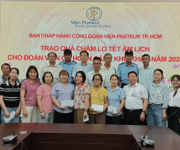 Công Đoàn Viện Pasteur Thành phố Hồ Chí Minh trao quà tết xuân Bính Ngọ 2026
