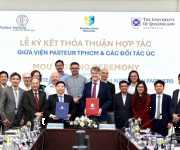 Viện Pasteur Thành phố Hồ Chí Minh tăng cường hợp tác quốc tế, ký kết thỏa thuận hợp tác với các đối tác Úc trong khuôn khổ Dự án E-Dengue