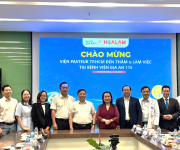 Viện Pasteur Thành phố Hồ Chí Minh đến thăm và làm việc với Tập đoàn Hoa Lâm về định hướng xây dựng Trung tâm Kiểm định độc lập tế bào và sản phẩm tế bào