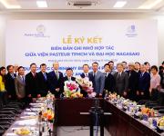 Lễ Ký kết Biên bản ghi nhớ hợp tác giữa Viện Pasteur Thành phố Hồ Chí Minh và Đại học Nagasaki, Nhật Bản