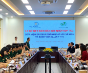 Lễ ký kết biên bản ghi nhớ hợp tác giữa Viện Pasteur Thành phố Hồ Chí Minh và Bệnh viện Quân y 175